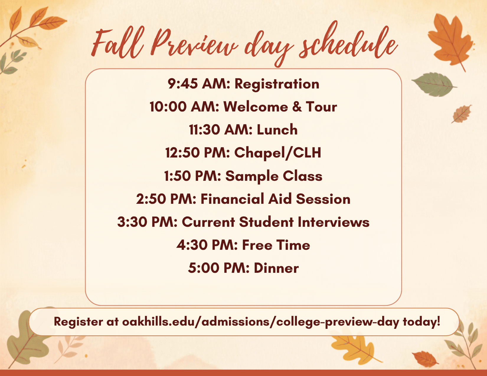Preview Day